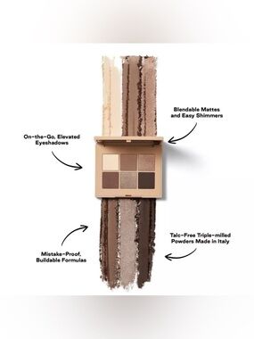DIBS “COFFEE IN HAND” EYESHADOW PALETTE - BRAND NEW in the box!